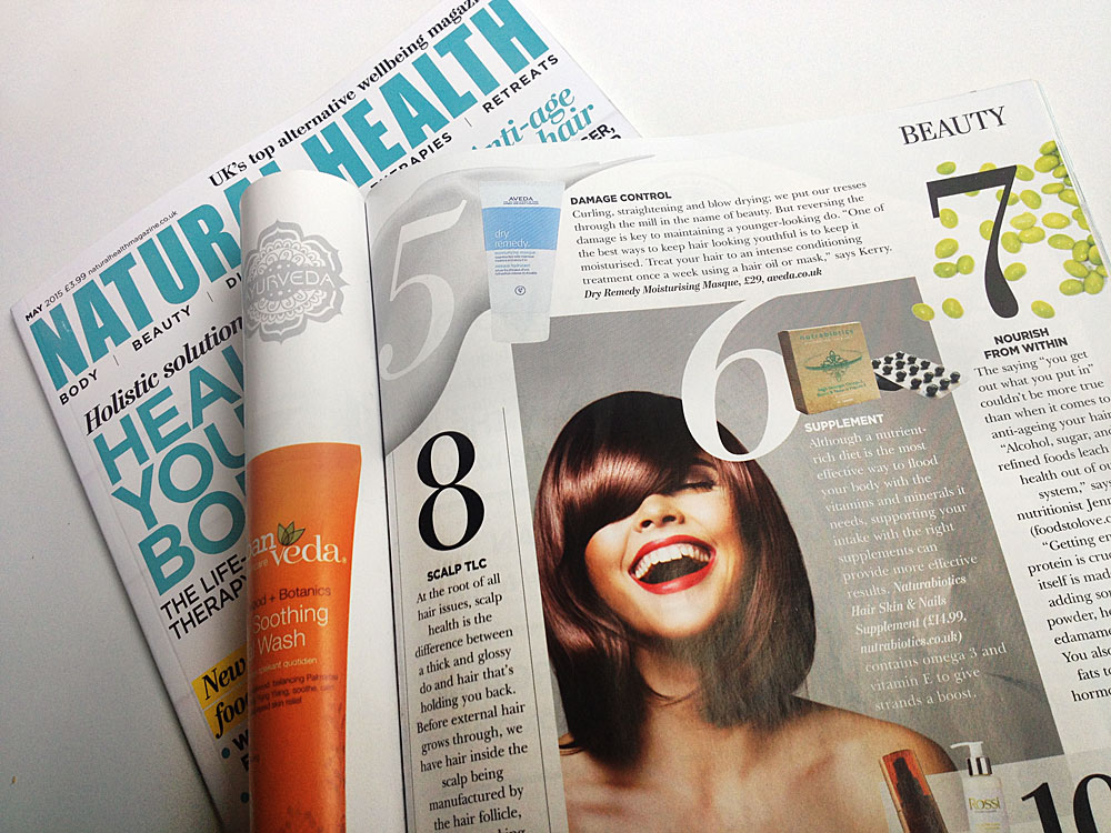 Hair, Skin & Nails Supplements in Natural Health Magazine